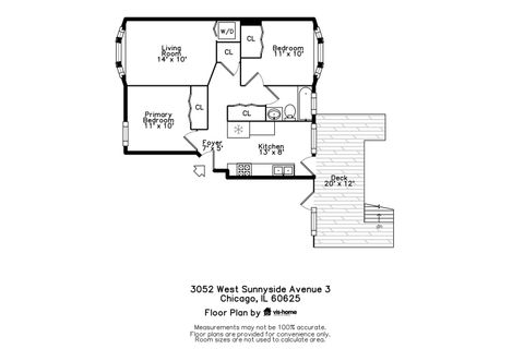 Tiny photo for 3052 W Sunnyside Avenue #3, Chicago, IL 60625 (MLS # 12606275)