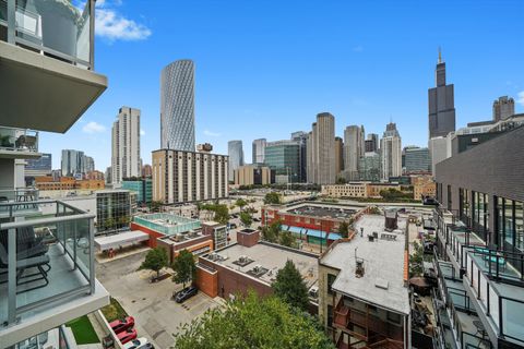 Tiny photo for 125 S Green Street #806A, Chicago, IL 60607 (MLS # 12495352)