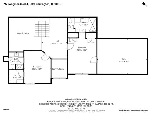 Tiny photo for 897 Longmeadow Court #1044, Lake Barrington, IL 60010 (MLS # 12630420)