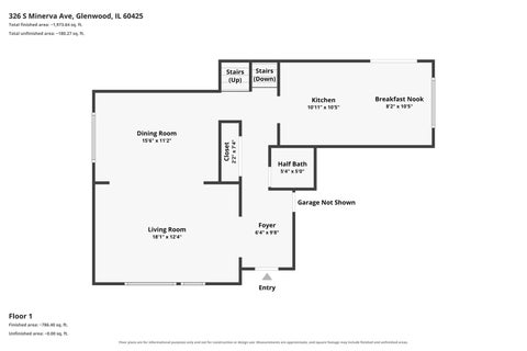 Tiny photo for 326 S Minerva Avenue, Glenwood, IL 60425 (MLS # 12743034)
