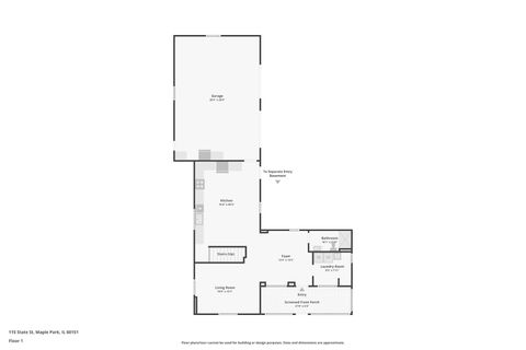 Tiny photo for 115 State Street, Maple Park, IL 60151 (MLS # 12488631)