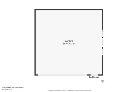 Tiny photo for 21704 CLYDE Avenue, Sauk Village, IL 60411 (MLS # 12687665)