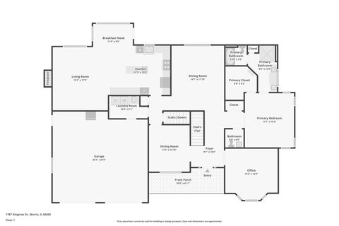 Tiny photo for 1787 Kingtree Drive, Morris, IL 60450 (MLS # 12531175)