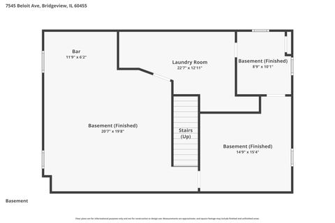 Tiny photo for 7545 Beloit Avenue, Bridgeview, IL 60455 (MLS # 12607909)