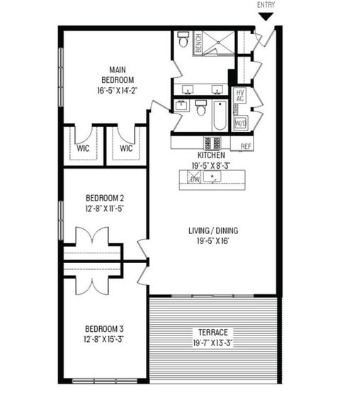 Tiny photo for 2343 N Elston Court #2W, Chicago, IL 60614 (MLS # 12468487)