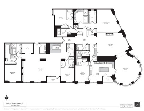 Tiny photo for 840 N LAKE SHORE Drive #401-402, Chicago, IL 60611 (MLS # 12736004)