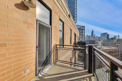 Tiny photo for 725 N Aberdeen Street #607, Chicago, IL 60642 (MLS # 12595328)