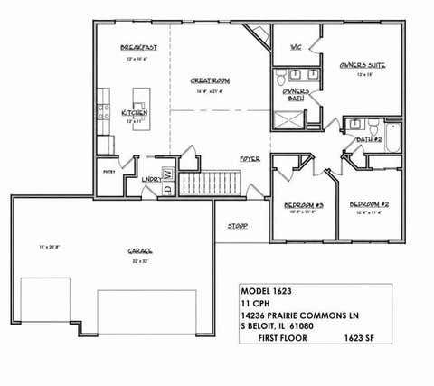 Tiny photo for 14236 Prairie Commons Lane, South Beloit, IL 61080 (MLS # 12673045)