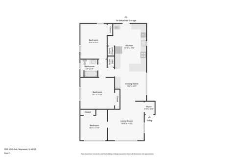 Tiny photo for Maywood, IL 60153 (MLS # 12504733)