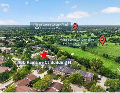 Tiny photo for 460 Raintree Court #1H, Glen Ellyn, IL 60137 (MLS # 12766713)