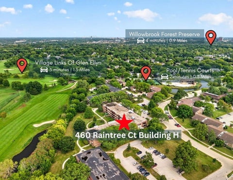 Tiny photo for 460 Raintree Court #1H, Glen Ellyn, IL 60137 (MLS # 12766713)