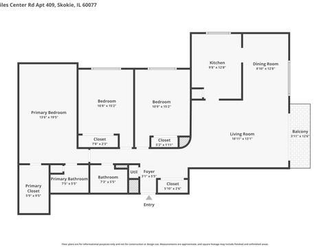 Tiny photo for 8225 N Niles Center Road N #309, Skokie, IL 60077 (MLS # 12575258)
