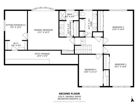 Tiny photo for 1102 E Waverly Drive, Arlington Heights, IL 60004 (MLS # 12606282)