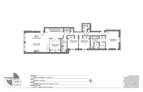 Tiny photo for 4353 N Richmond Avenue #1S, Chicago, IL 60618 (MLS # 12525599)