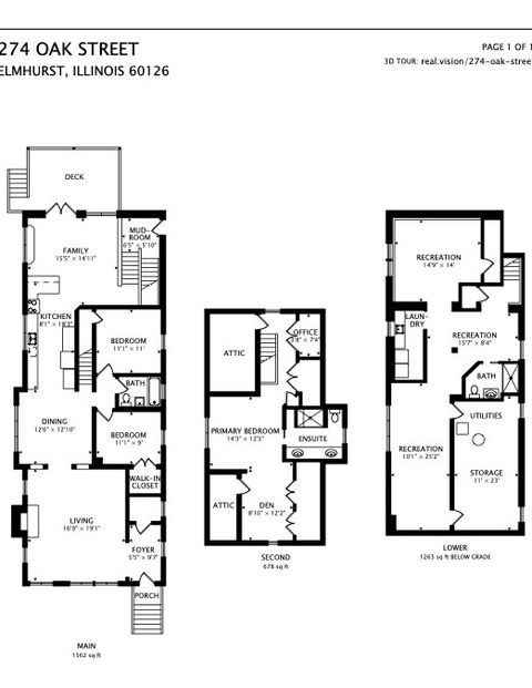 Tiny photo for Elmhurst, IL 60126 (MLS # 12634534)