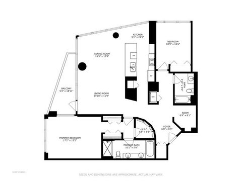 Tiny photo for 1235 S Prairie Avenue #3504, Chicago, IL 60605 (MLS # 12664277)