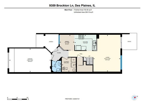 Tiny photo for 9359 BROCKTON Lane #0, Des Plaines, IL 60016 (MLS # 12703977)
