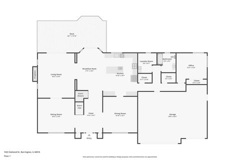 Tiny photo for 1022 Oakland Drive, Barrington, IL 60010 (MLS # 12584971)