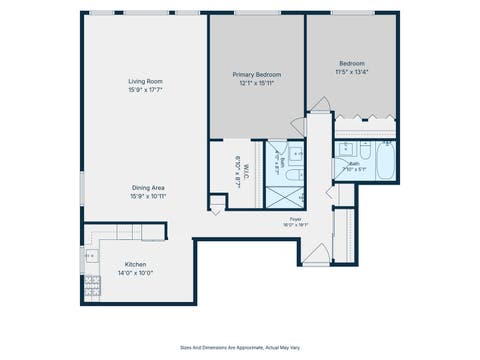 Tiny photo for 110 S Dunton Avenue #2A, Arlington Heights, IL 60005 (MLS # 12687976)