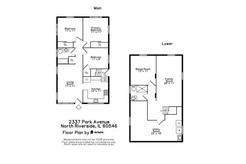 Tiny photo for 2337 Park Avenue, North Riverside, IL 60546 (MLS # 12772185)