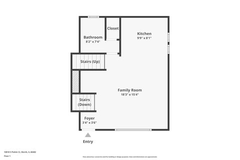 Tiny photo for 10818 S Plahm Court, Worth, IL 60482 (MLS # 12712523)