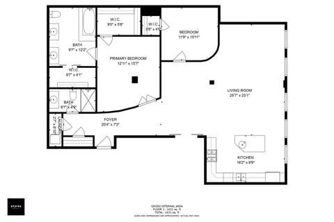 Tiny photo for 1101 W Lake Street #3C, Chicago, IL 60607 (MLS # 12685678)