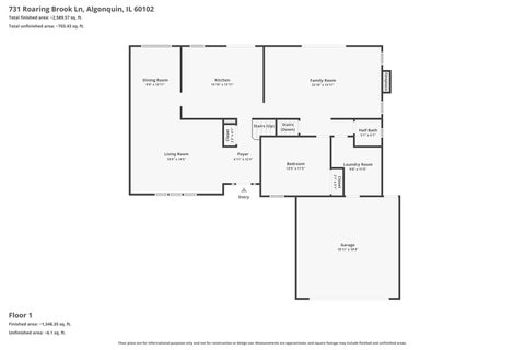 Tiny photo for 731 Roaring Brook Lane, Algonquin, IL 60102 (MLS # 12756375)