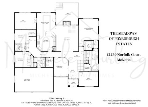 Tiny photo for 12239 Norfolk Court, Mokena, IL 60448 (MLS # 12598335)