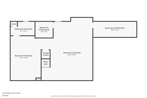 Tiny photo for 3618 Ronald Road, Crete, IL 60417 (MLS # 12540828)