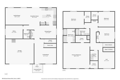 Tiny photo for 984 Richard Brown Boulevard, Volo, IL 60073 (MLS # 12603247)