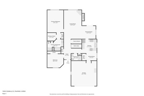 Tiny photo for 13434 S Redberry Circle, Plainfield, IL 60544 (MLS # 12506554)