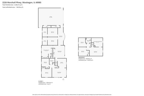 Tiny photo for 2226 Marshall Parkway, Waukegan, IL 60085 (MLS # 12732926)