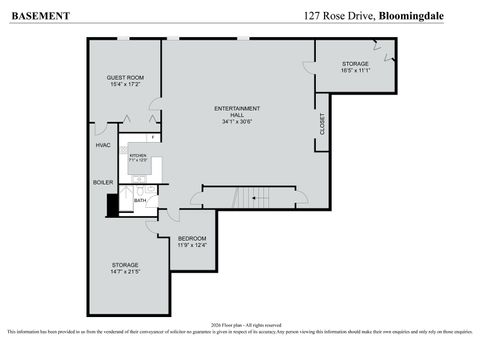 Tiny photo for 127 Rose Drive, Bloomingdale, IL 60108 (MLS # 12537418)