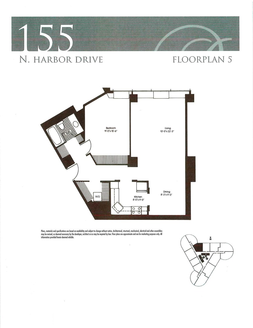 155 N HARBOR Drive 3905