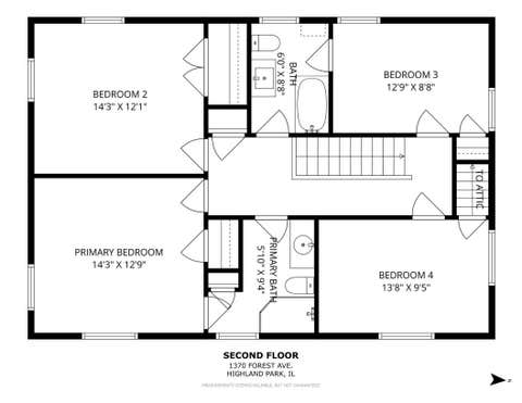 Tiny photo for 1370 Forest Avenue, Highland Park, IL 60035 (MLS # 12685910)