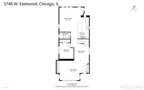 Tiny photo for 5748 W Eastwood Avenue, Chicago, IL 60630 (MLS # 12740378)