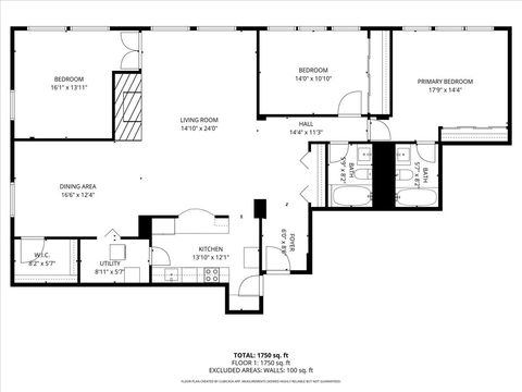 Tiny photo for 431 S Dearborn Street #1204, Chicago, IL 60605 (MLS # 12484539)