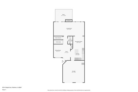 Tiny photo for 876 N MAPLE Avenue, Palatine, IL 60067 (MLS # 12773345)