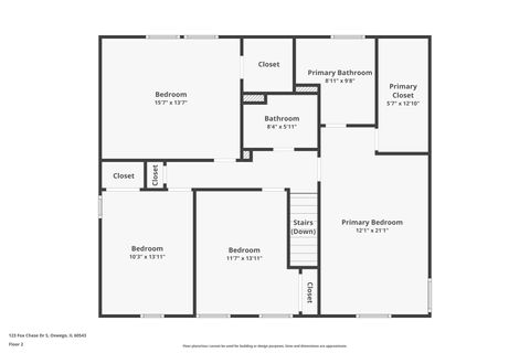 Tiny photo for 123 Fox Chase Drive S, Oswego, IL 60543 (MLS # 12576477)