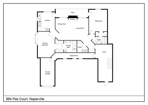 Tiny photo for 884 Pas Court #101, Naperville, IL 60563 (MLS # 12793359)