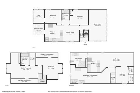 Tiny photo for 2928 N Rutherford Avenue, Chicago, IL 60634 (MLS # 12594250)