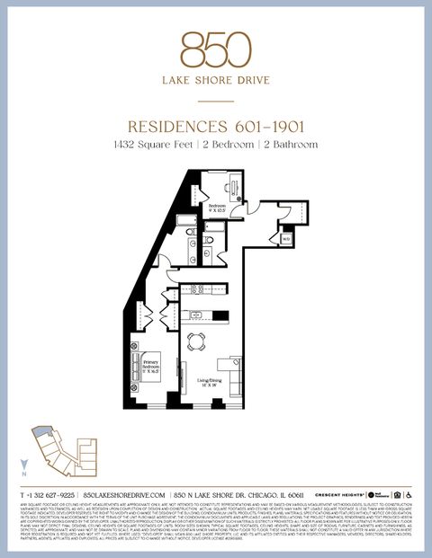 Tiny photo for 850 N Lake Shore Drive #1201, Chicago, IL 60611 (MLS # 12530444)