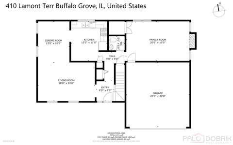 Tiny photo for 410 Lamont Terrace, Buffalo Grove, IL 60089 (MLS # 12741127)