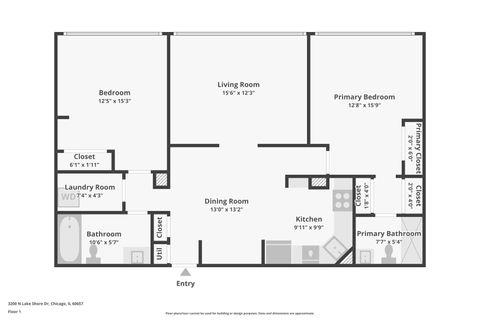 Tiny photo for 3200 N Lake Shore Drive #410, Chicago, IL 60657 (MLS # 12669928)