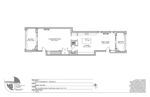 Tiny photo for 4347 N Richmond Avenue #1S, Chicago, IL 60618 (MLS # 12332206)
