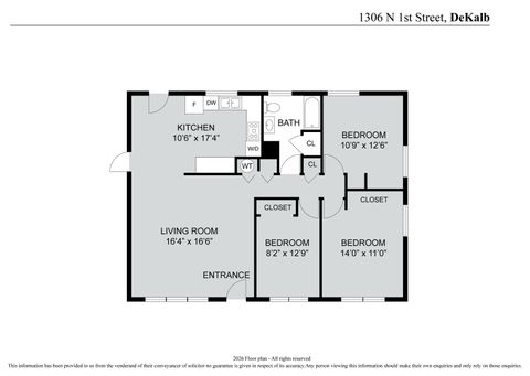 Tiny photo for 1306 N 1st Street, DeKalb, IL 60115 (MLS # 12593391)