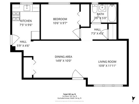 Tiny photo for 1711 W Estes Avenue #1S, Chicago, IL 60626 (MLS # 12659470)