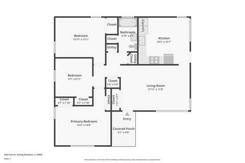 Tiny photo for 3002 Owl Drive, Rolling Meadows, IL 60008 (MLS # 12697910)