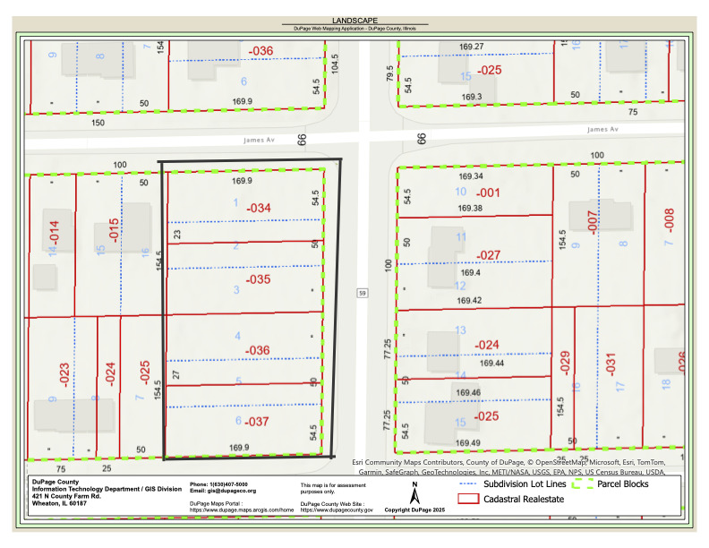 4 VACANT LOTS JAMES Avenue