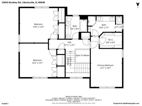 Tiny photo for 15043 W Buckley Road, Libertyville, IL 60048 (MLS # 12539662)